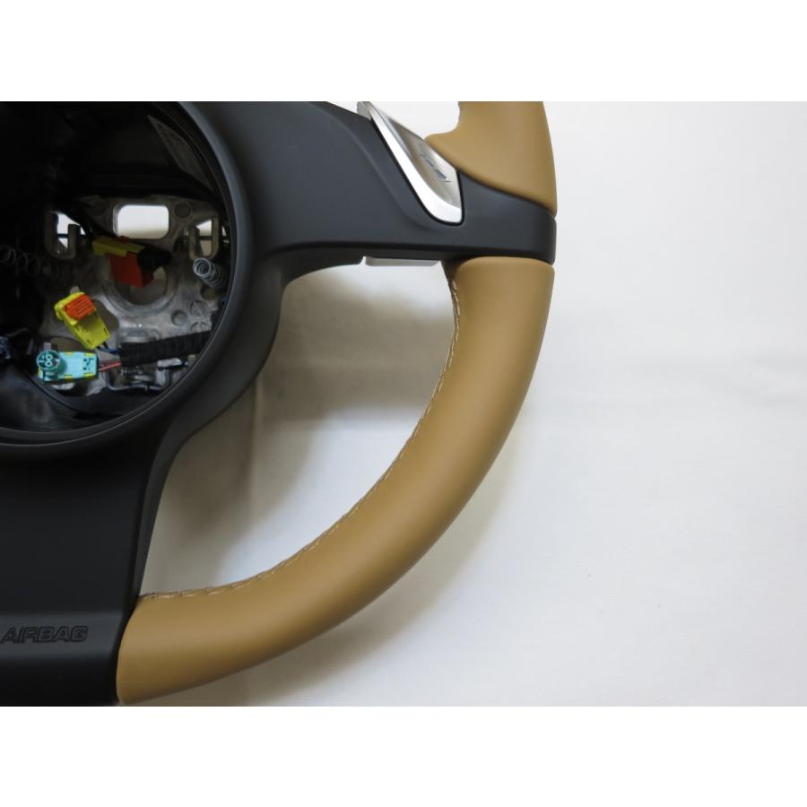 ポルシェ　ステアリング　991 981 987 新品未使用！997 ポルシェ 911 ケイマン 987 991 981 純正 革