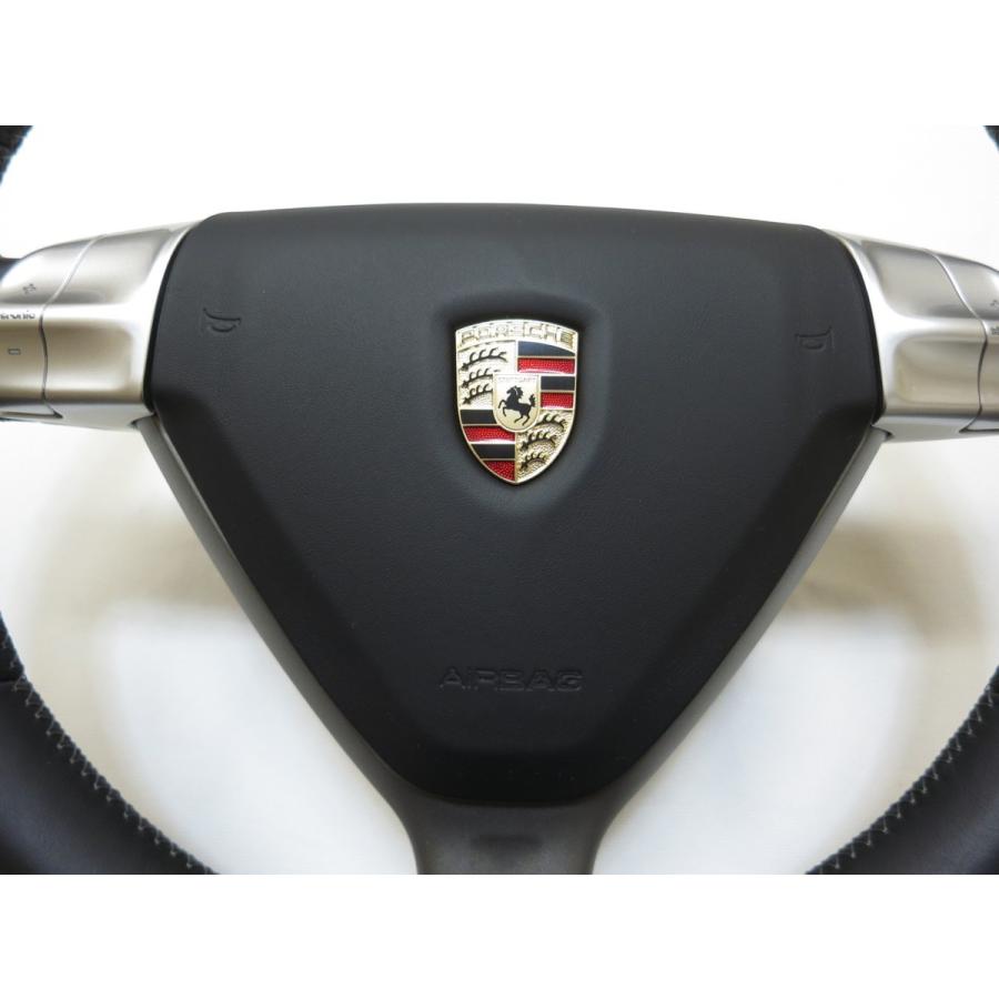 新同！ 997 911 987 ポルシェ 純正 革 ステアリング ハンドル エア