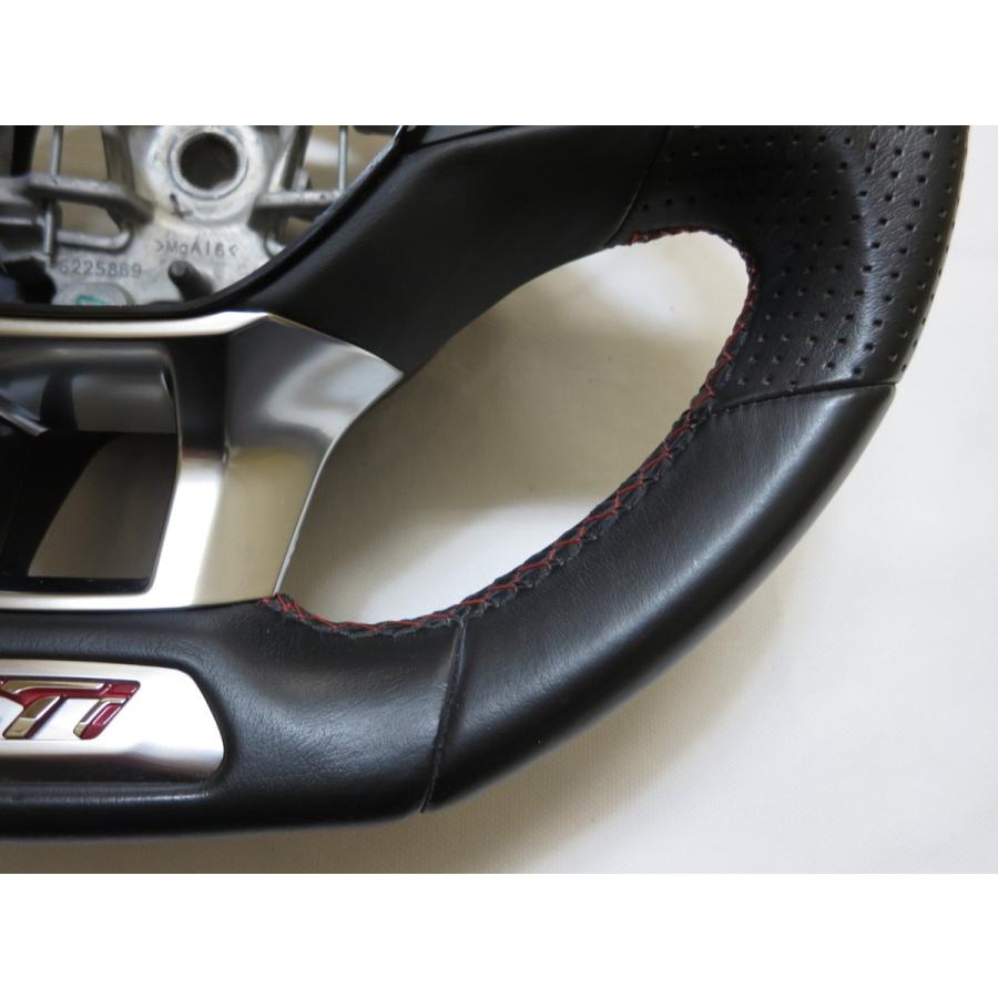 希少！小径！ 34.5！プジョー 208 GTI 純正 革 ステアリング
