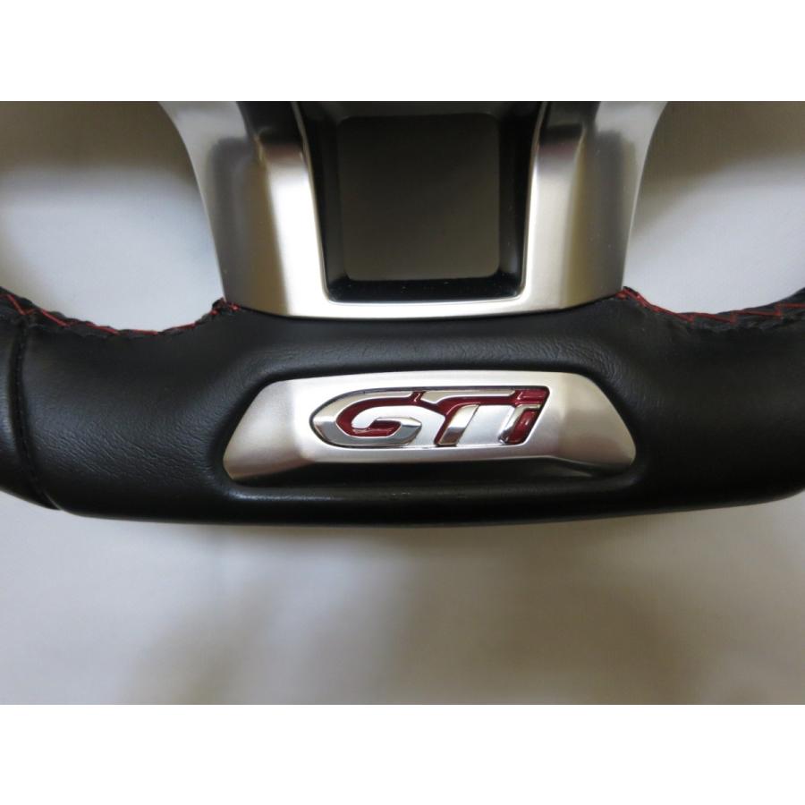 希少！小径！ 34.5！プジョー 208 GTI 純正 革 ステアリング