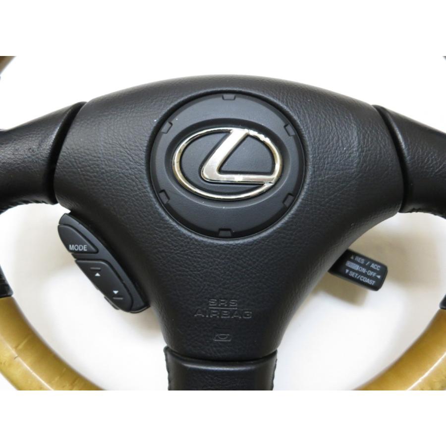 SC430 レクサス UZZ40 ソアラ 純正 ウッド コンビ ステアリング