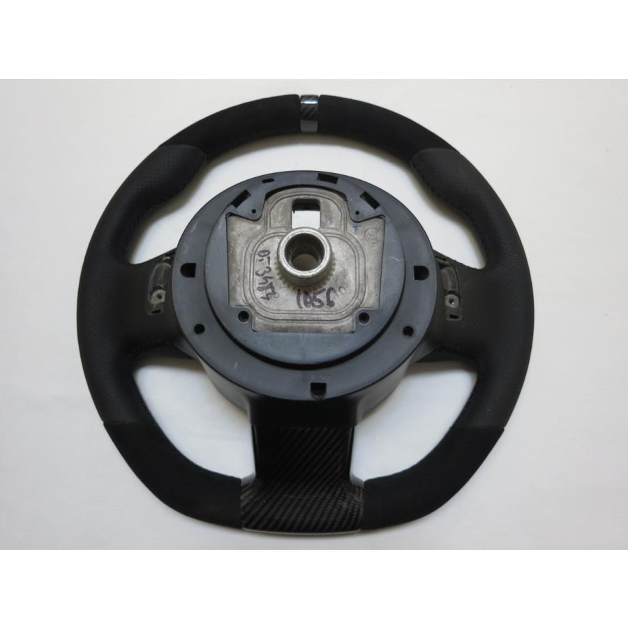 アバルト　ステアリング　皮巻き CRZ CR-Z CRーZ ZF2 ZF1 純正 革 ステアリング ハンドル エア