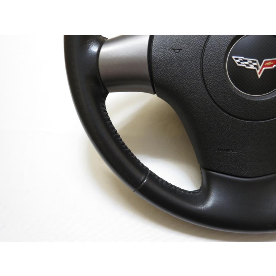 シボレー　コルベット　C3用ステアリング コルベットステアリング3スポ－クC3 レッドCORVETTE