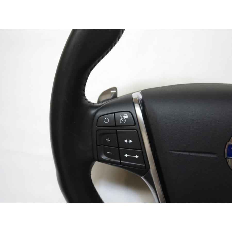 希少!S60 V40 V60 V70 XC60 XC70 XC90 ボルボ 純正 革 ステアリング