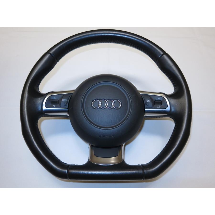 TT 8J アウディ 純正 革 ステアリング ハンドル エアバック エアー