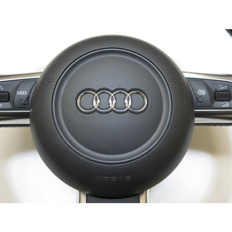 TT 8J アウディ 純正 革 ステアリング ハンドル エアバック エアー