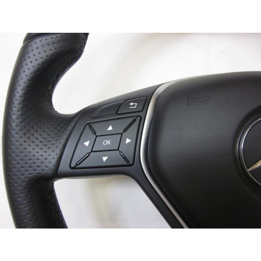 W204 Cクラス W207 W217 W219 純正 革 ステアリング ハンドル