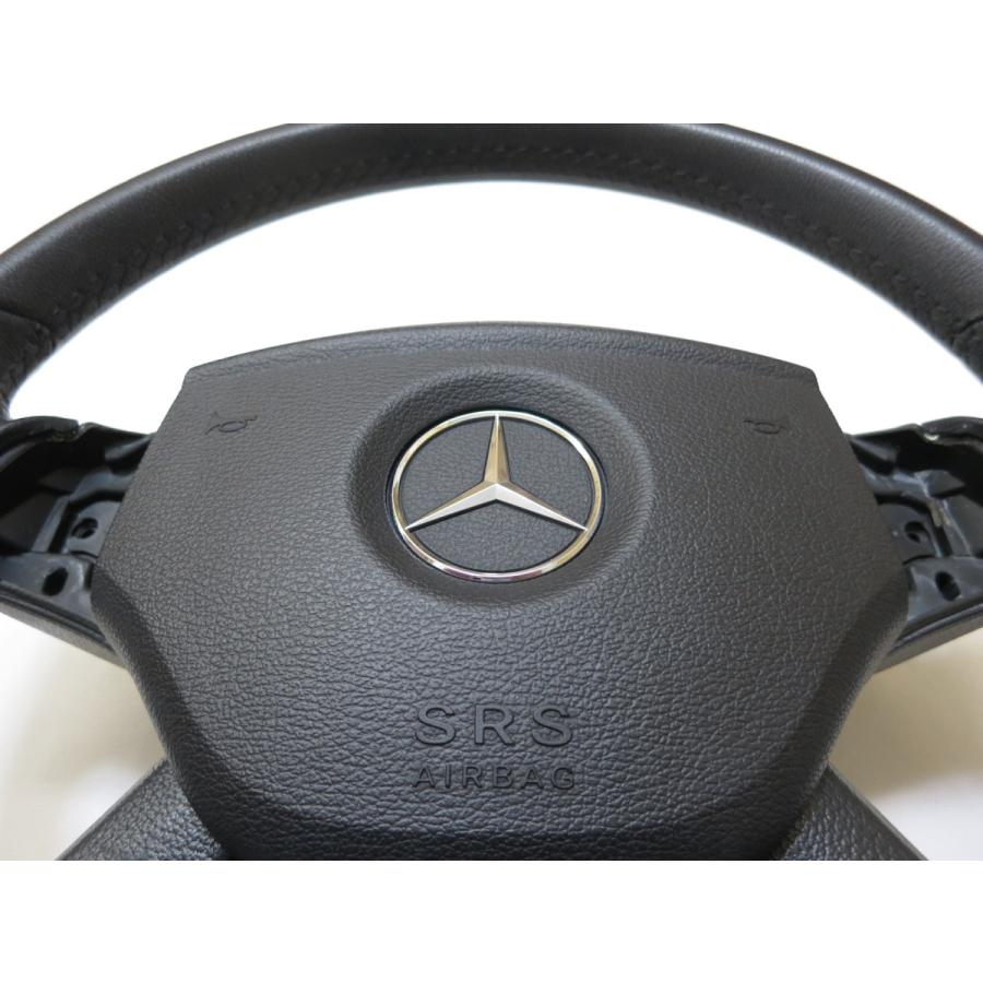 W245 ベンツ Bクラス W164 MLクラス 純正 革 ステアリング ハンドル