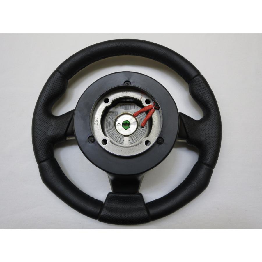 エキシージ ロータス モモ エリーゼ 純正 革 ステアリング ハンドル