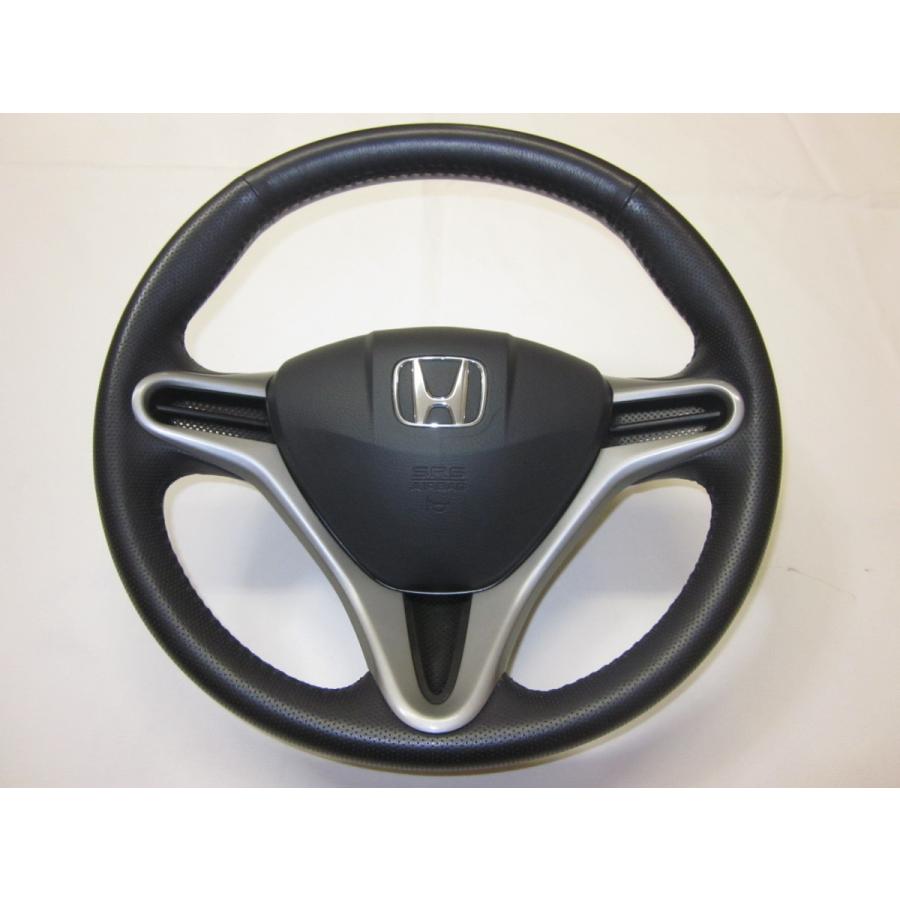 シビック FD1 FD2 純正 革 ステアリング 運転席 エアバック