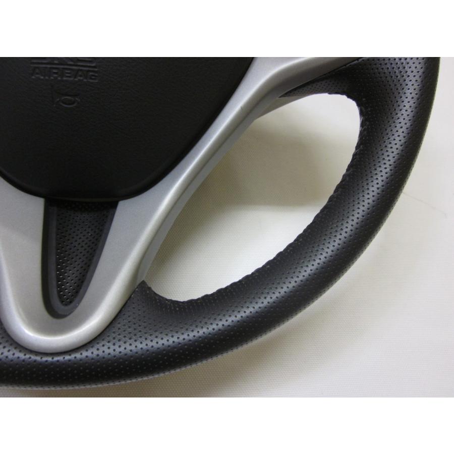シビック FD1 FD2 純正 革 ステアリング 運転席 エアバック