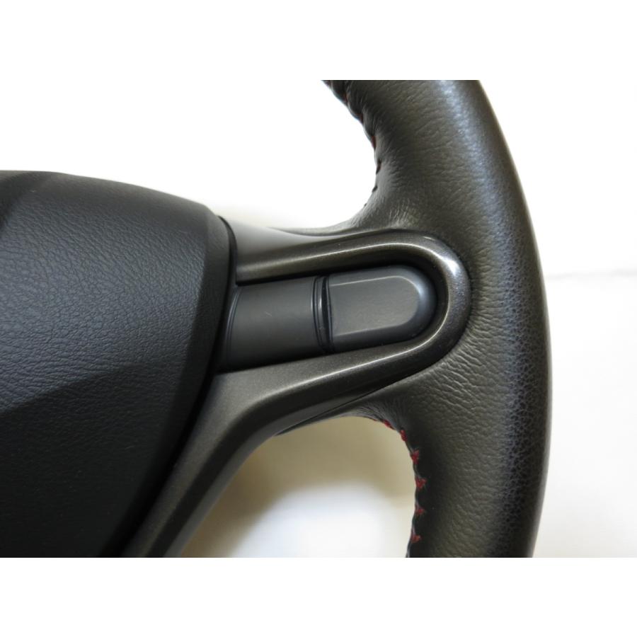 シビック FD2 タイプR 純正 革 ステアリング ハンドル エアバック エア