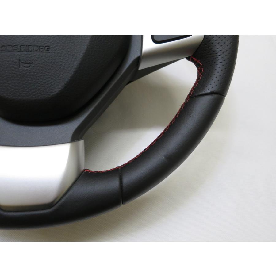 スイフト ZC32S ワゴンR ラパン 純正 革 ステアリング ハンドル