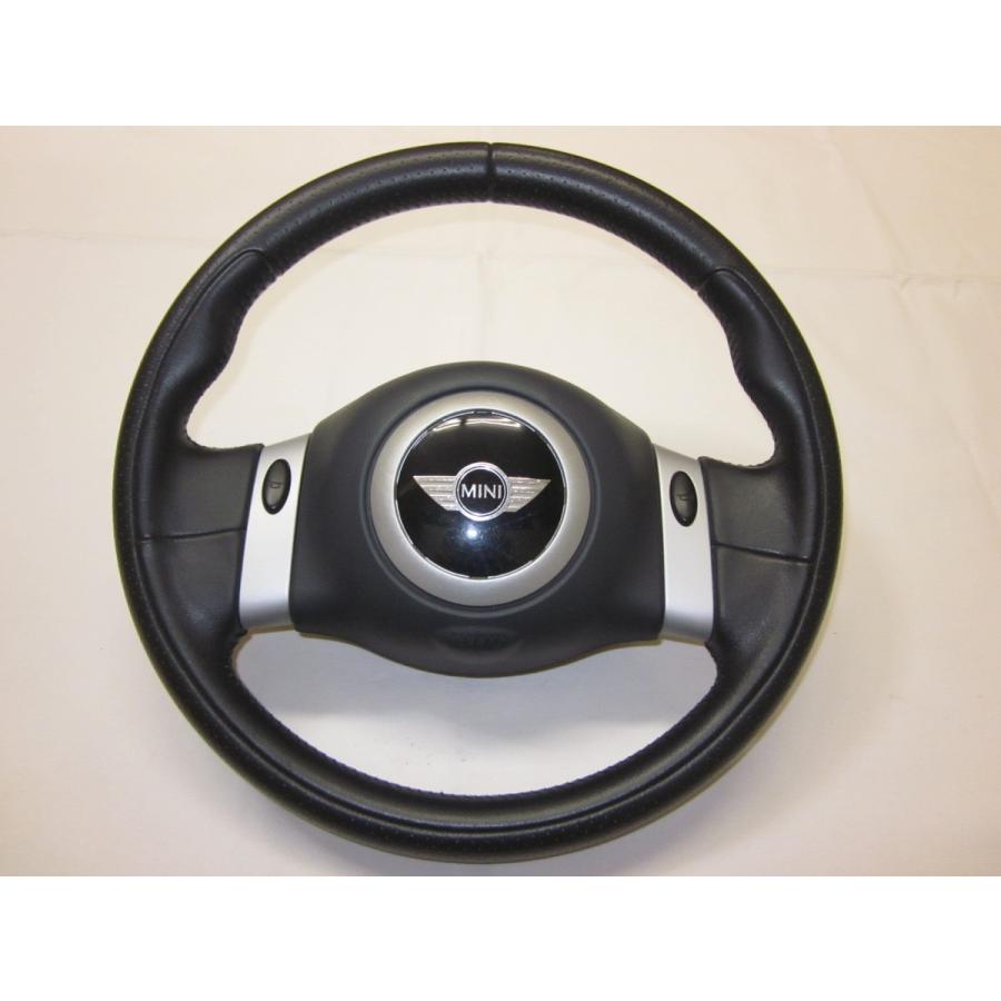 ミニ　ステアリング　エアバッグ付き　 希少3本スポーク! パドル付! ミニ MINI ME14 R55 R56 R57 BMW 純正