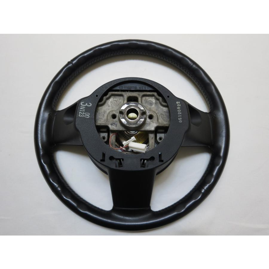 ロードスターNC純正 革 ステアリング エアバック エアーバック N121-57