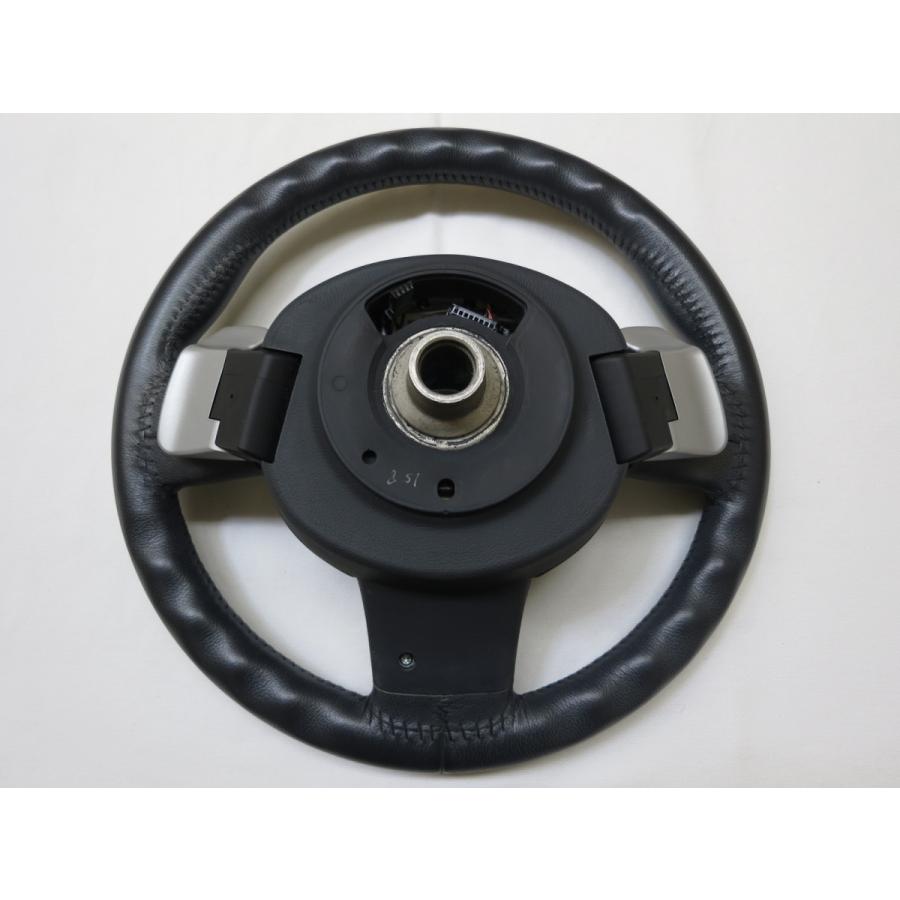 希少! 3スポ! ミニ MINI 純正 革 ステアリング 運転席 エアバック