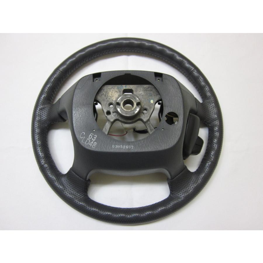希少色！ MPV LW3W 純正 革 ステアリング ハンドル 管理番号（X 