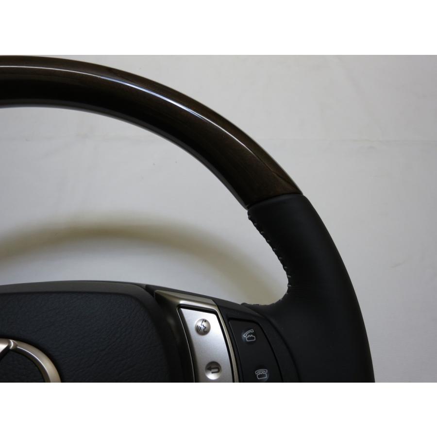 新同！RX（10系後期）レクサス 純正 ウッド コンビ ステアリング