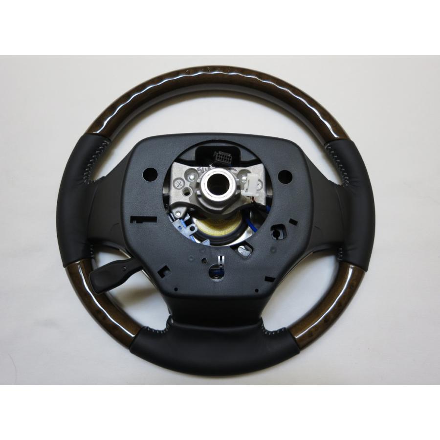 ウッドコンビステアリング！美品 ウッドステアリング2点セット