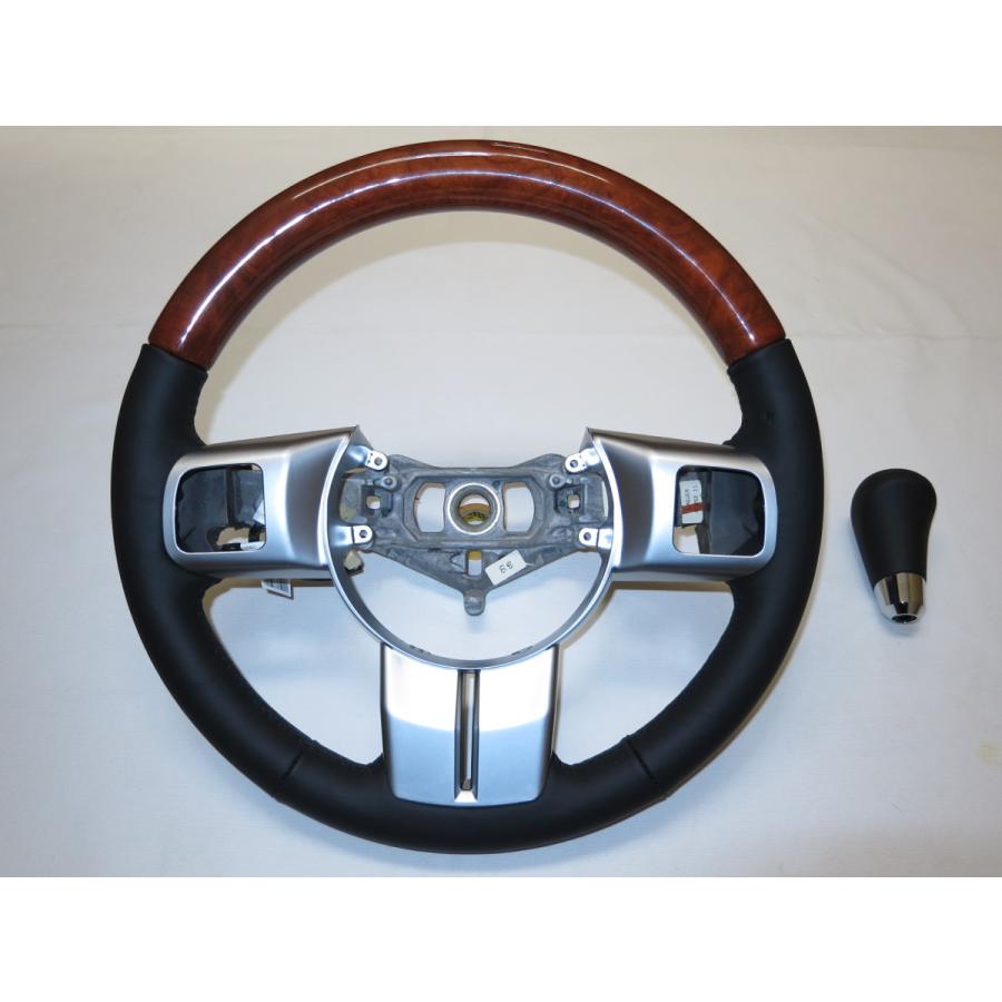 新品！ 300C クライスラー シフトノブ付！ 純正 ウッド コンビ 