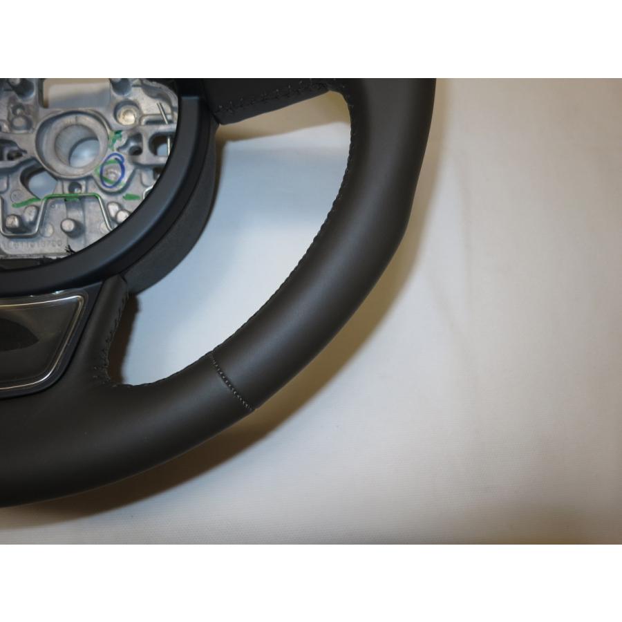 新品! 茶色! A7 4G アウディ 純正 革 ステアリング ハンドル 4G0419091