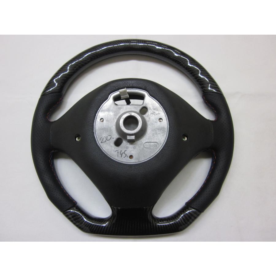 新品! Dシェイプ E38 BMW カーボン コンビ ステアリング ハンドル