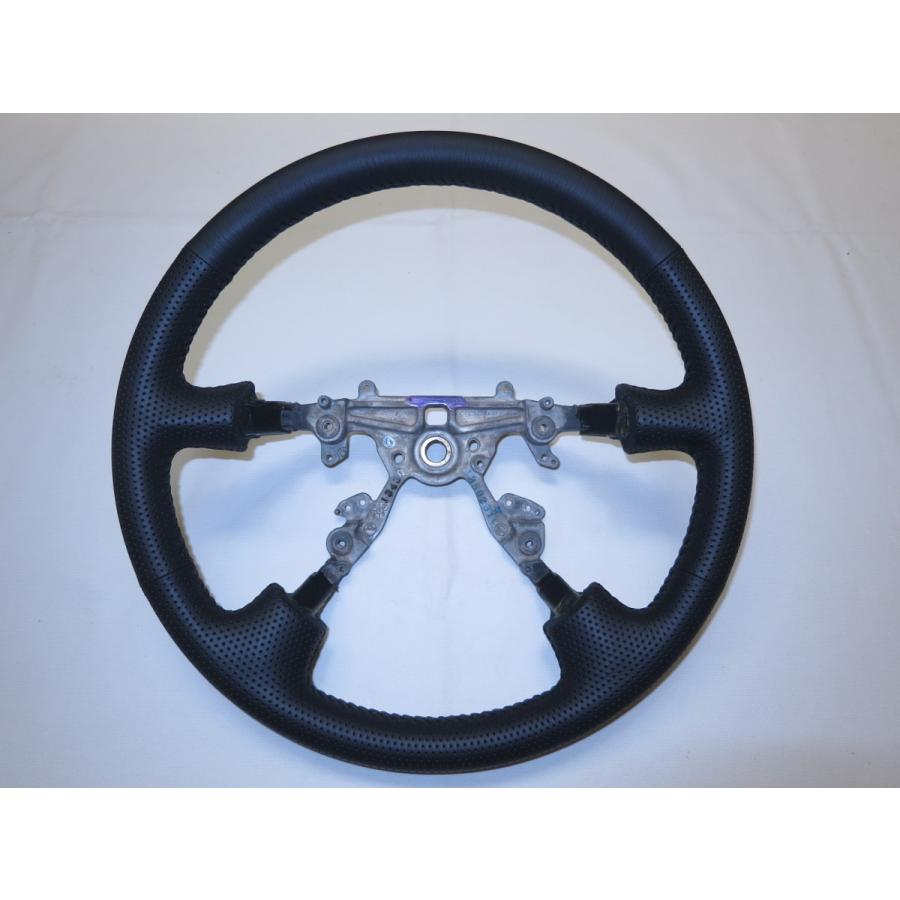 新品! MPV MP-V MPーV LW LW3W 純正 革 ステアリング ハンドル 黒 管理