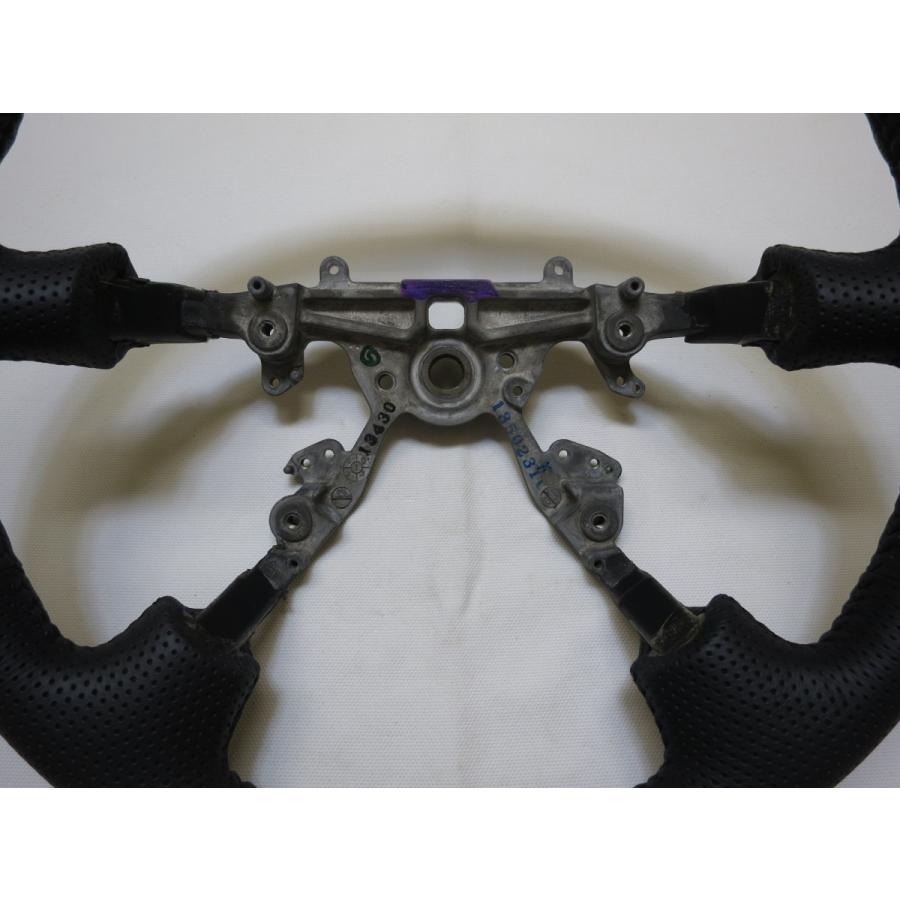 新品! MPV MP-V MPーV LW LW3W 純正 革 ステアリング ハンドル 黒 管理 