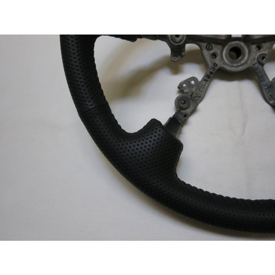 新品! MPV MP-V MPーV LW LW3W 純正 革 ステアリング ハンドル 黒 管理 