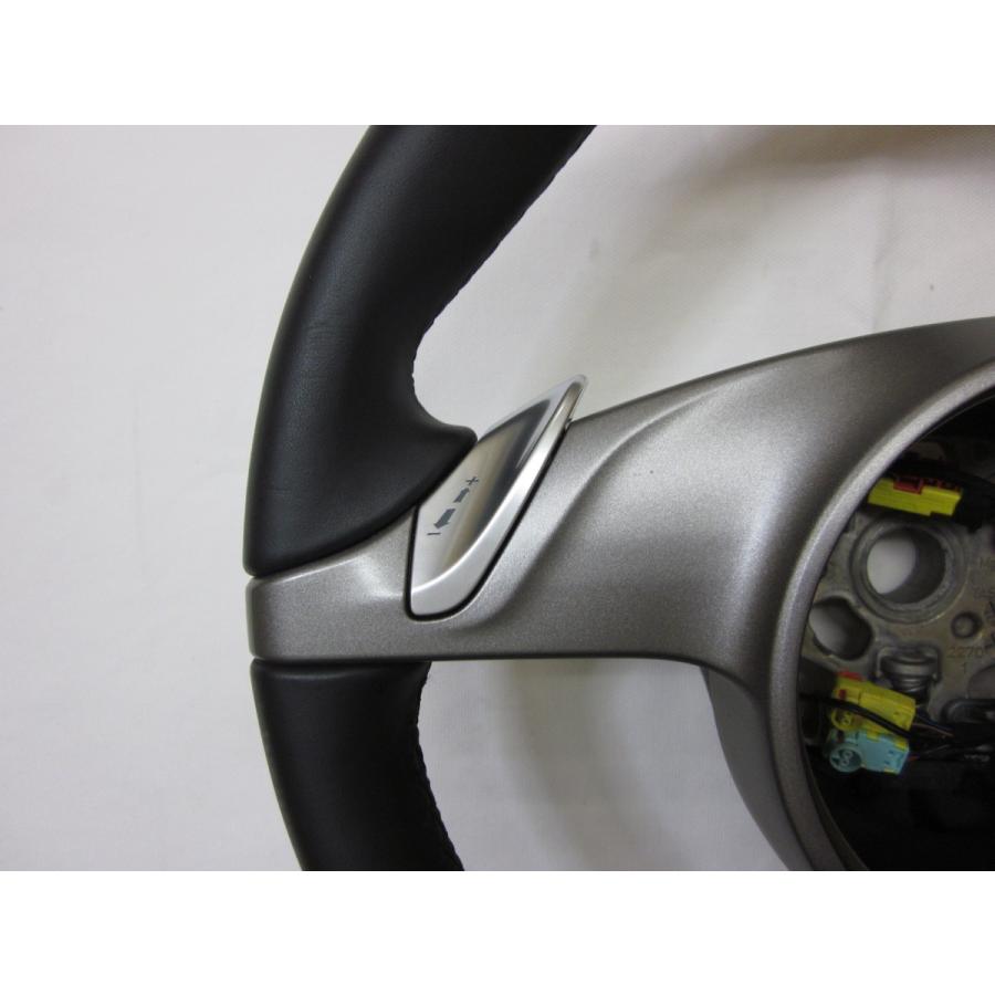 美品！ 986 ポルシェ 911 997 987 純正 革 ステアリング ハンドル