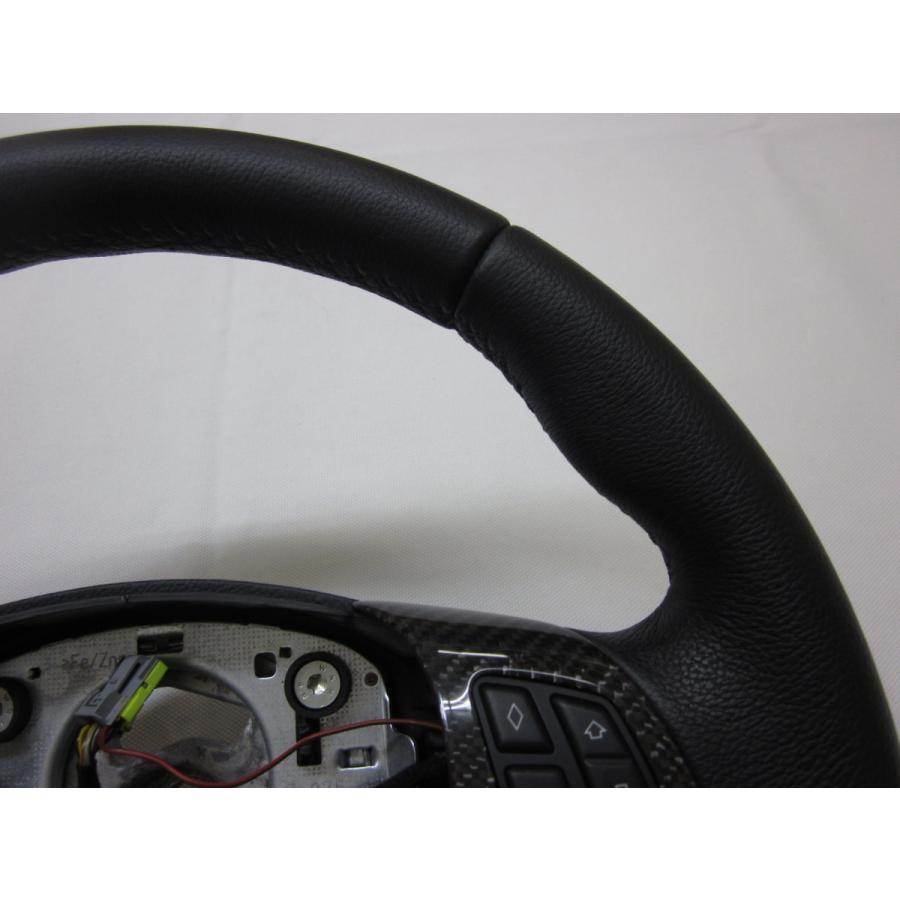 美品！ E87 E90 E91 E92 純正 革 ステアリング ハンドル