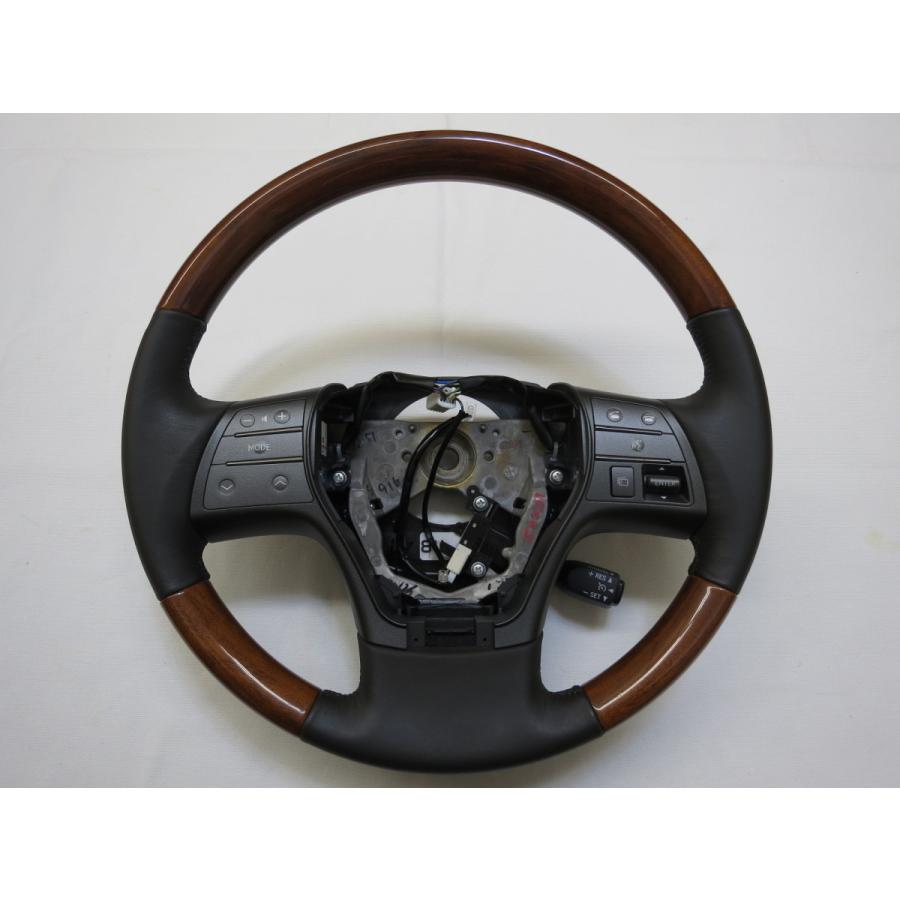 美品! HS HS250H ANF10 レクサス 純正 ウッド コンビ ステアリング