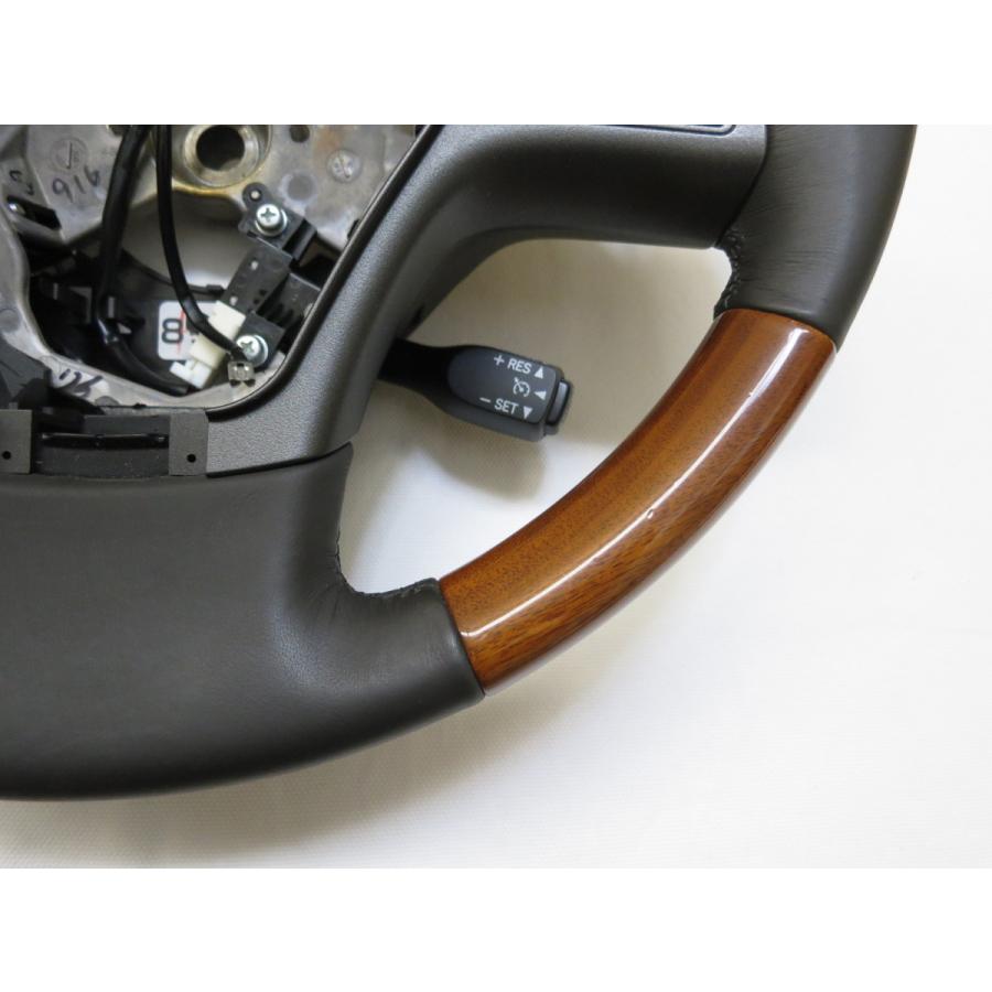 美品! HS HS250H ANF10 レクサス 純正 ウッド コンビ ステアリング
