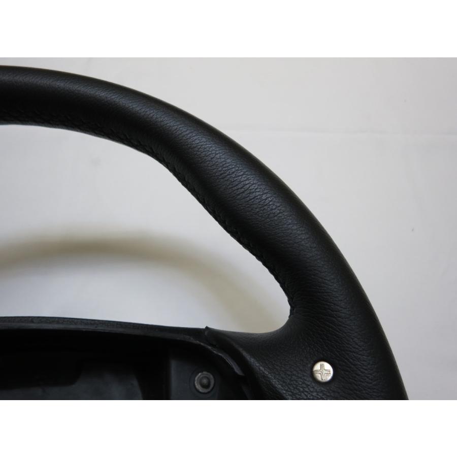美品! R230 AMG ベンツ 純正 革 ステアリング ハンドル A230 460 1403
