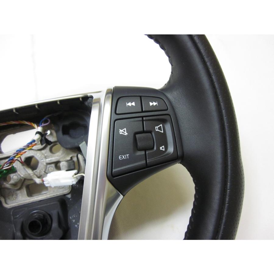 美品! Rデザイン XC60 ボルボ 純正 革 ステアリング ハンドル S60 V40