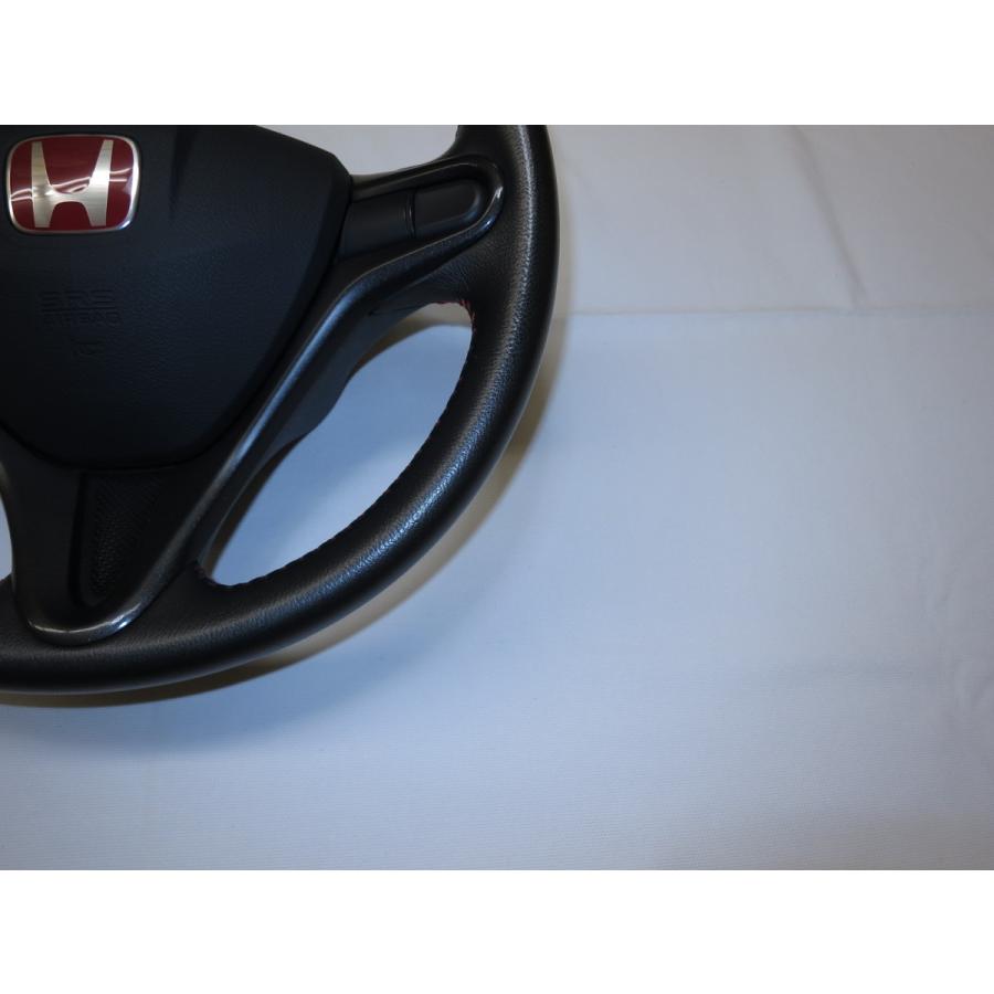 美品! シビック FD2 タイプR 純正 革 ステアリング ハンドル エア