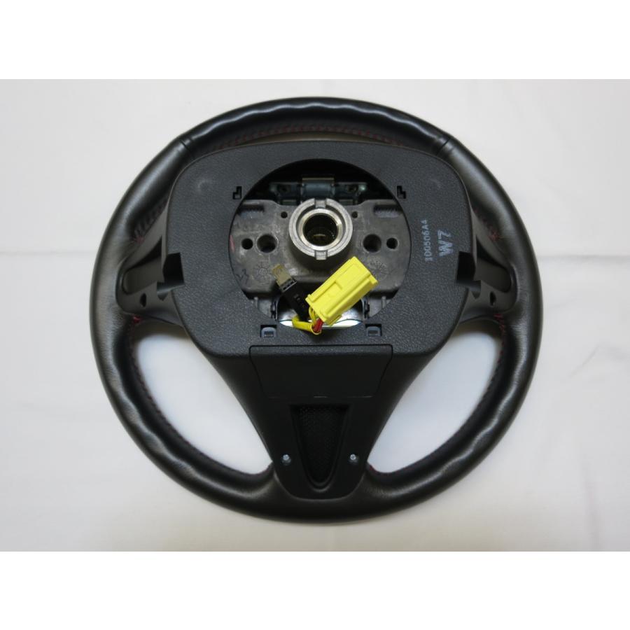 美品! シビック FD2 タイプR 純正 革 ステアリング ハンドル エア