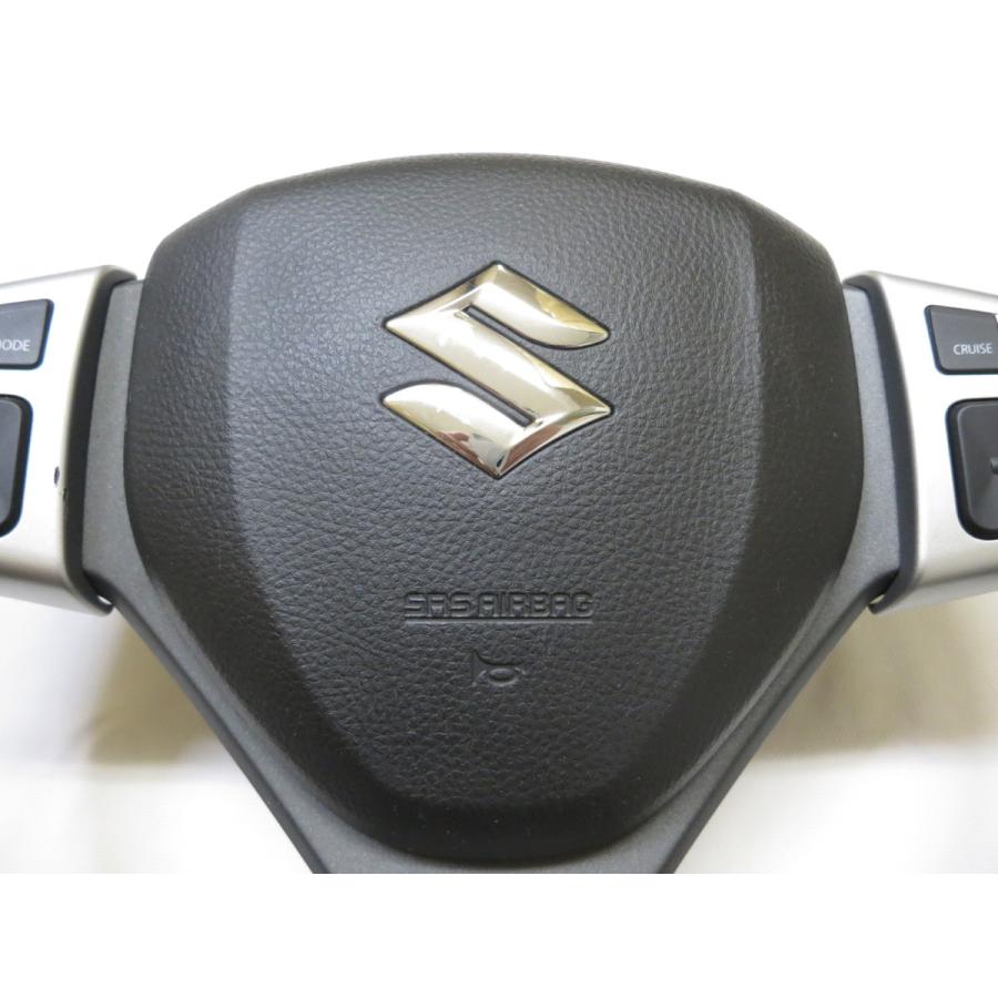 美品！ スイフト ワゴンR 純正 革 ステアリング ハンドル エアバック