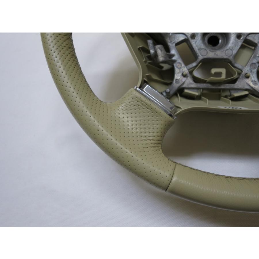美品！ フーガ Y50 純正 革 ステアリング ハンドル 管理番号（Q