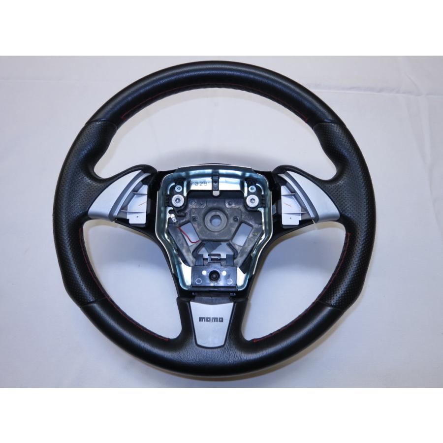 美品！ モモ 日産純正！ オプション！ 革 ステアリング ハンドル 管理