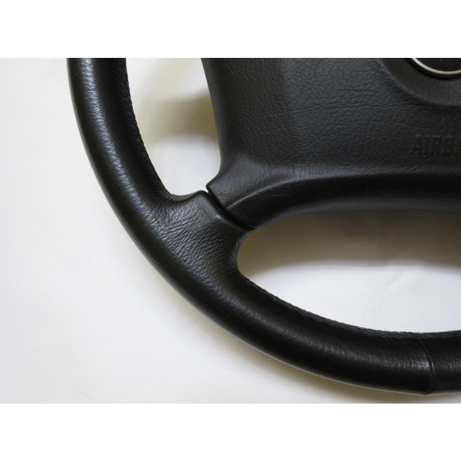 E46 BMW 後期 3シリーズ 純正 革 ステアリング ハンドル
