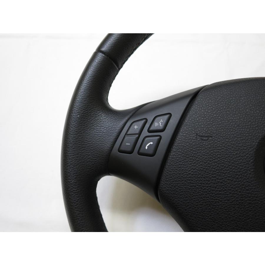 E84 BMW X1 純正 革 ステアリング ハンドル エアバック