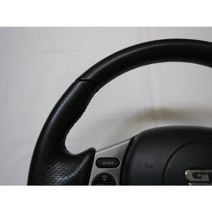 GTR GT-R GTーR スカイライン 純正 革 ステアリング ハンドル エア