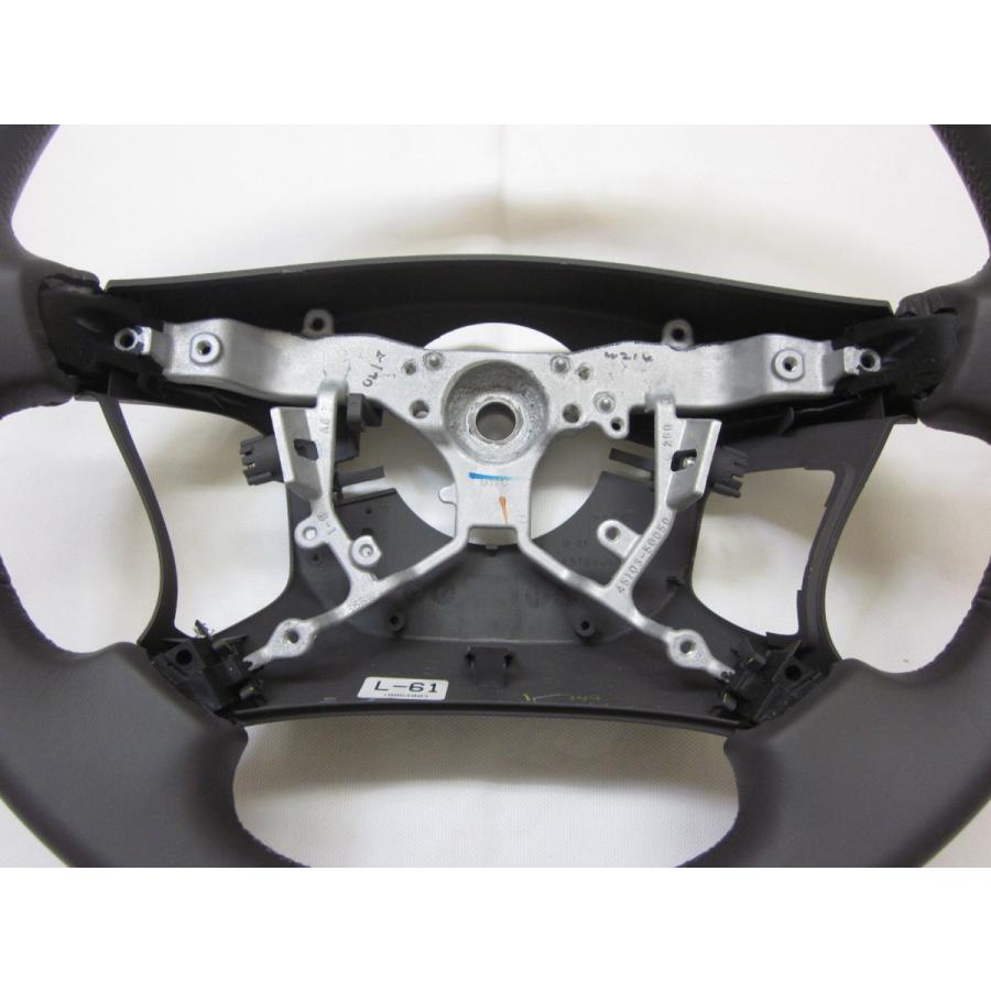 レクサス LS460 LS600h 黒 純正 本革 ステアリング下側 LS レクサス LS460 LS600h 前期 純正 革 ステアリング ハンドル USF40