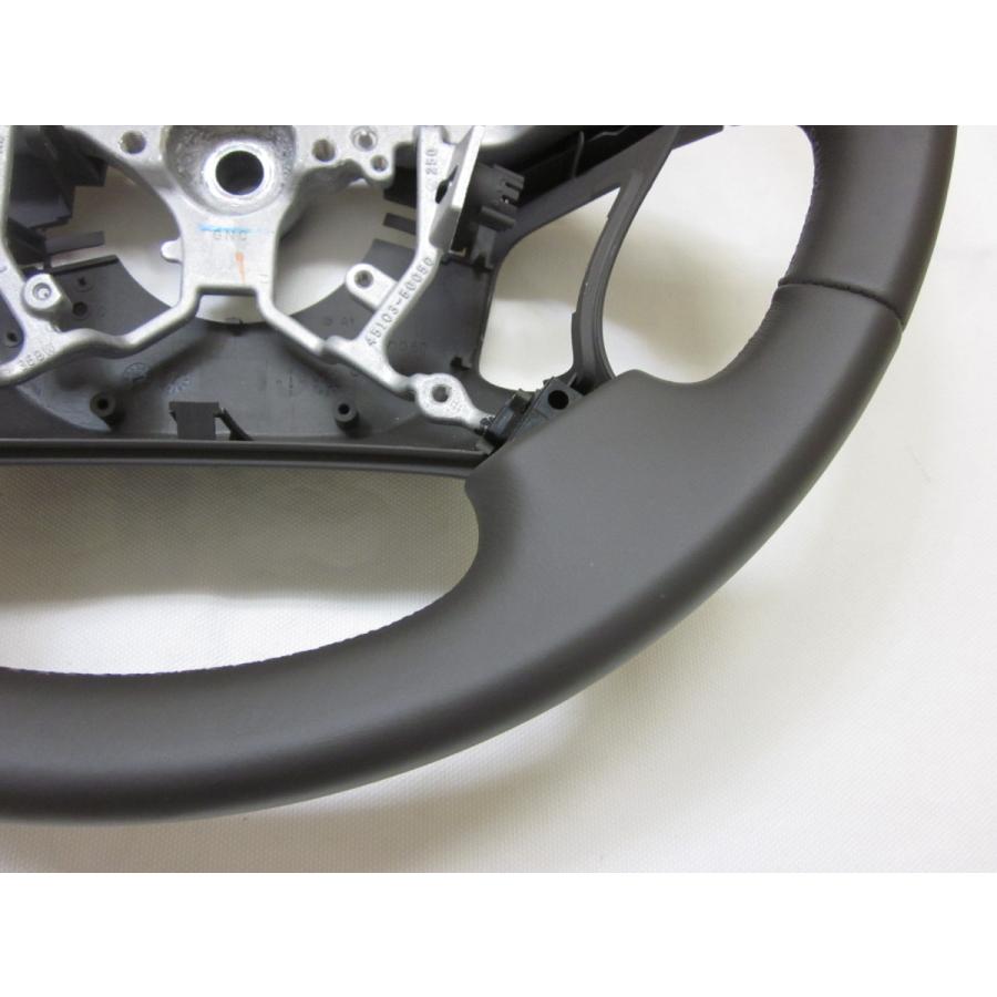 LS レクサス LS460 LS600h 前期 純正 革 ステアリング ハンドル USF40