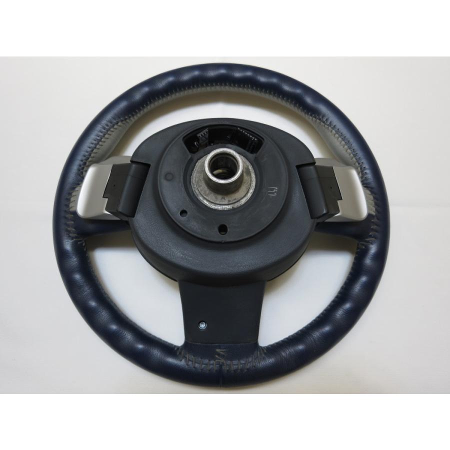 R53 ミニ MINI BMW R55 R56 R57 3本スポーク！ 純正 革 ステアリング