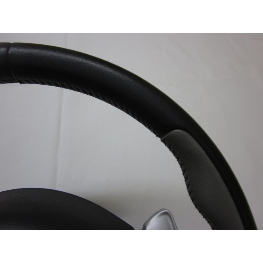 美品!ミニ MINI R50 RA16 R52 R53 BMW 純正 革 ステアリング 運転席