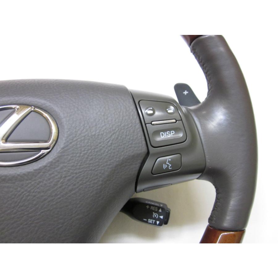 希少！パドルシフト化！GS レクサス 純正 ウッド ステアリング