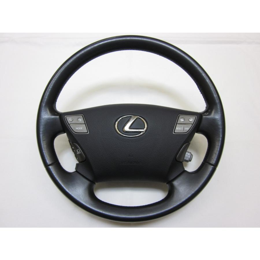 レクサスLS460　純正ステアリング LS460 LS600h レクサス LS USF40 UVF46 前期 純正 革 ステアリング