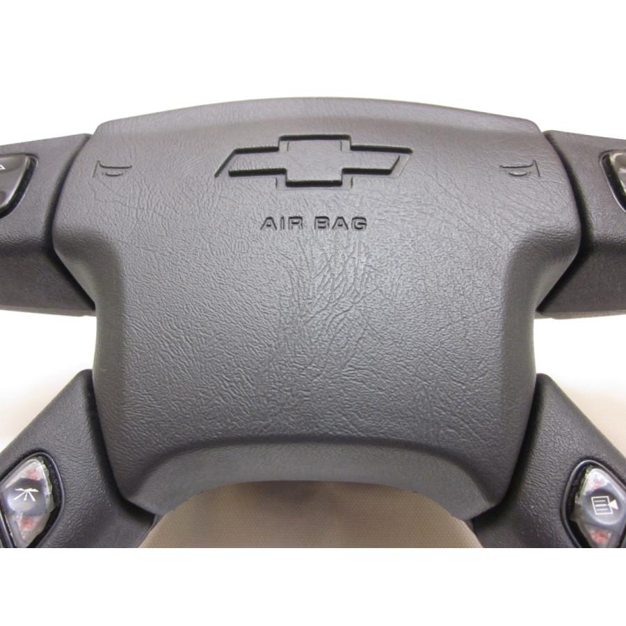 サバーバン タホ ユーコン 純正 ウッド コンビ ステアリング ハンドル